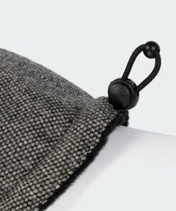 elbhunde cloud7 hundemantel brooklyn tweed black dackel gummizug