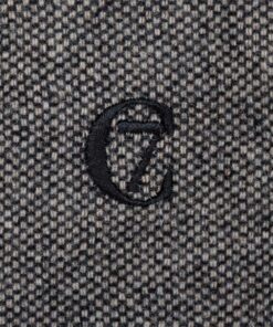 elbhunde cloud7 hundemantel brooklyn tweed black dackel logo