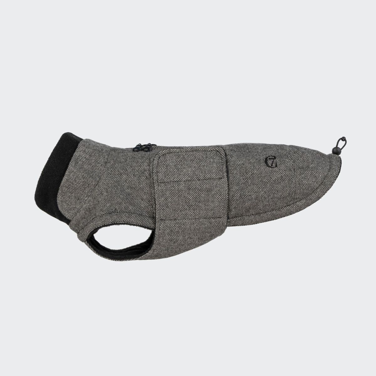 elbhunde cloud7 hundemantel brooklyn tweed black dackel