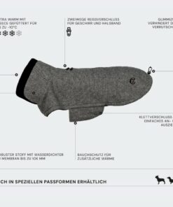 elbhunde cloud7 hundemantel brooklyn tweed uebersicht