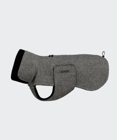 elbhunde cloud7 hundemantel brroklyn tweed black long