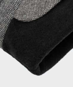 elbhunde cloud7 hundemantel brroklyn tweed black long kragen