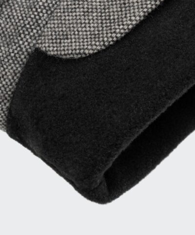 elbhunde cloud7 hundemantel brroklyn tweed black long kragen