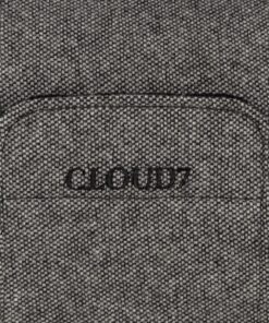 elbhunde cloud7 hundemantel brroklyn tweed black long logo