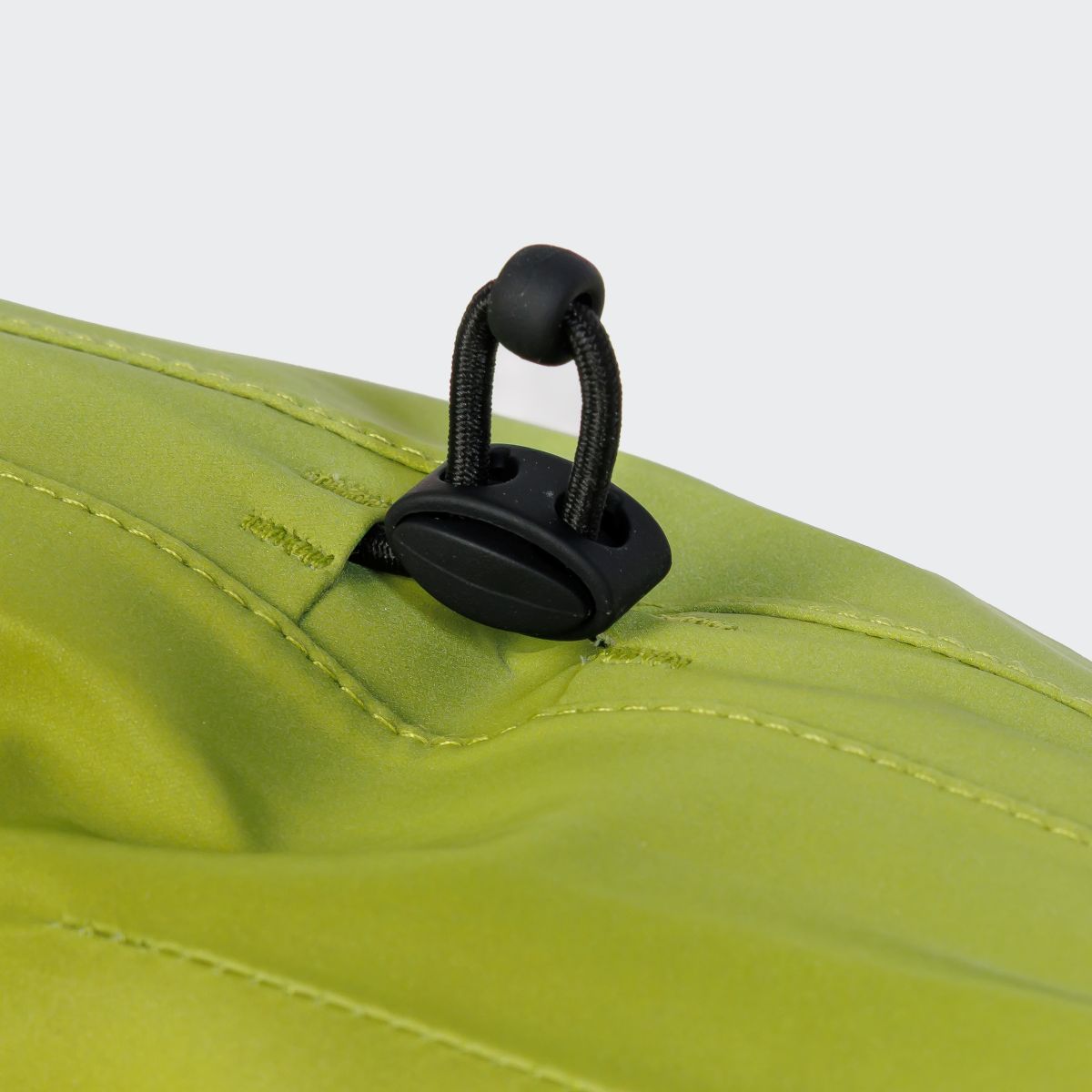 elbhunde cloud7 hunderegenmantel aktiv neongreen light olive dackel gummizug