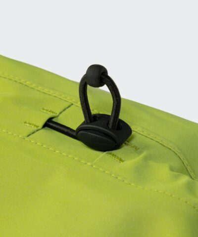 elbhunde cloud7 hunderegenmantel aktiv neongreen light olive gummizug