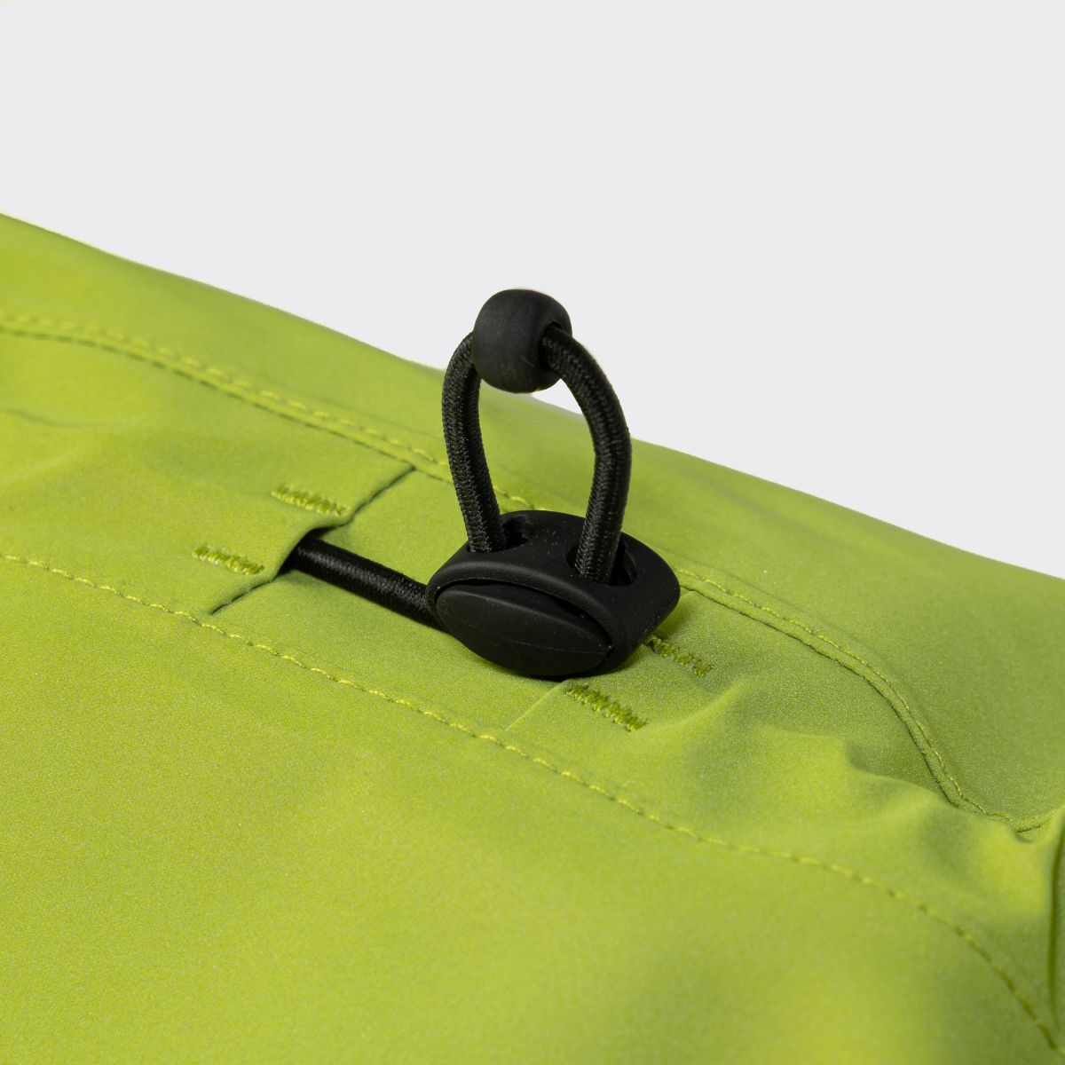 elbhunde cloud7 hunderegenmantel aktiv neongreen light olive gummizug