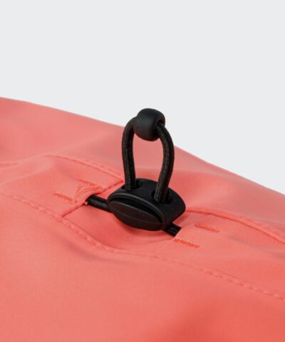 elbhunde cloud7 hunderegenmantel aktiv peach neonpink gummizug