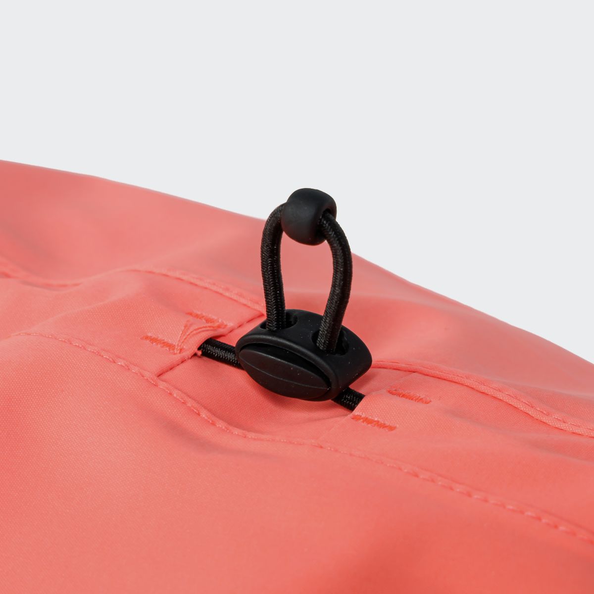 elbhunde cloud7 hunderegenmantel aktiv peach neonpink gummizug