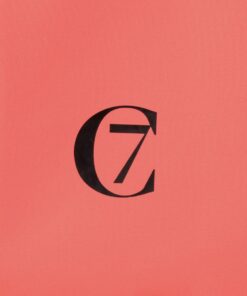 elbhunde cloud7 hunderegenmantel aktiv peach neonpink logo