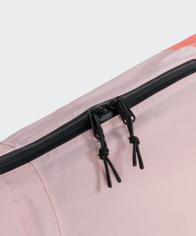 elbhunde cloud7 hunderegenmantel aktiv peach neonpink reissverschluss