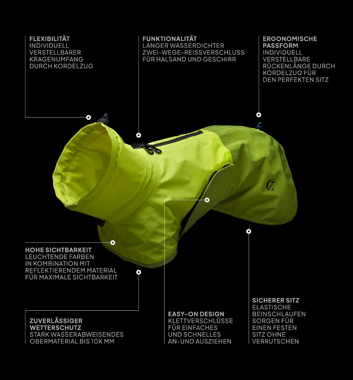 elbhunde cloud7 hunderegenmantel aktiv uebersicht