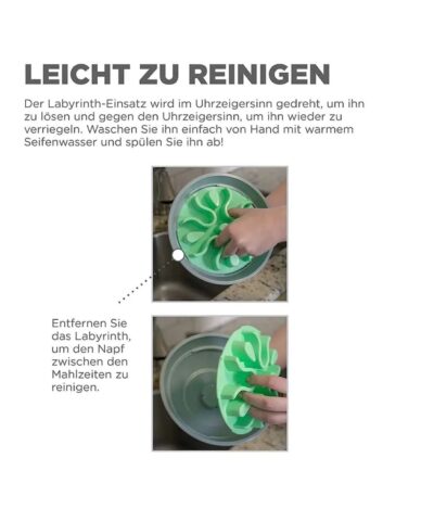 elbhunde outward hound fun feeder wobble slo bowl anti schling napf reinigung