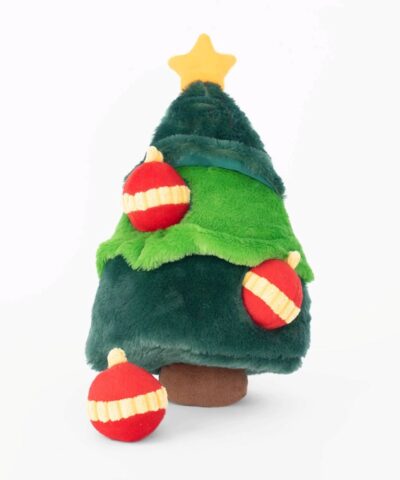 elbhunde zippy paws hundebeschaeftigungsspielzeug weihnachten tannenbaum