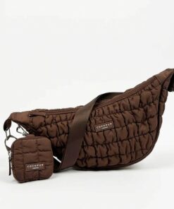 elbhunde cocopup crossbody crescent dog walking bag espresso leckerlibeutel set