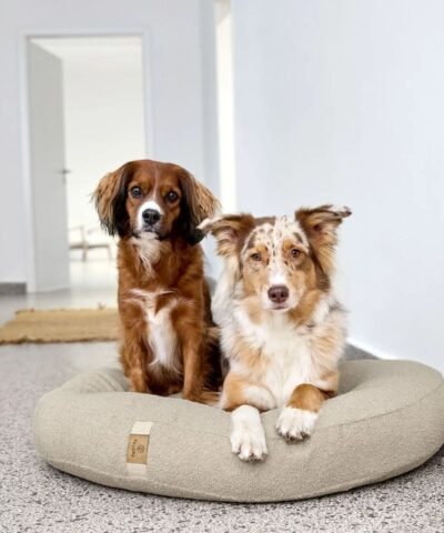 elbhunde palopa hundebett fippa in hellbraun hunde