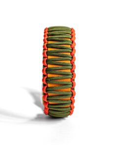 elbhunde biothane paracord halband leine crimson pine detail