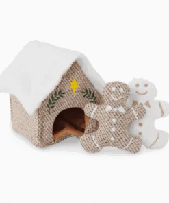 elbhunde lambwolf beschaeftigungsspielzeug fuer weihnachten mit quietschie lebkuchenhaus