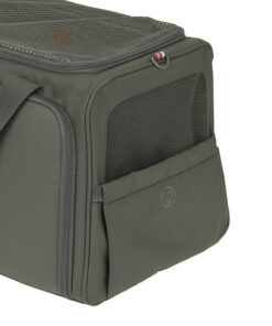 elbhunde palopa hundetragetasche hundereisetasche benno dark olive fach