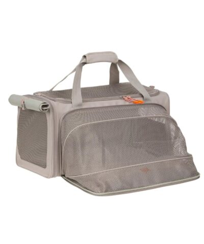 elbhunde palopa hundetragetasche hundereisetasche benno taupe erweiterung