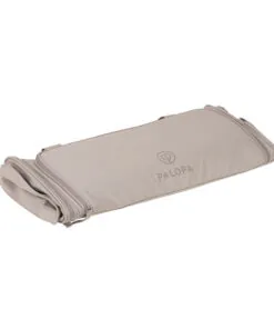 elbhunde palopa hundetragetasche hundereisetasche benno taupe zusammengefaltet