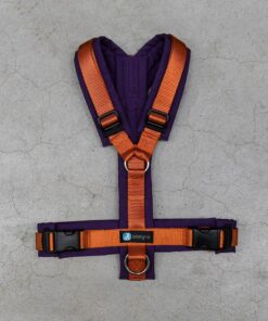 elbhunde biothane annyx brustgeschirr fun pflaume limited edition