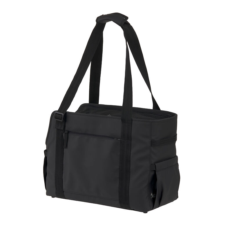 elbhunde palopa hundetragetasche weda in black hinten