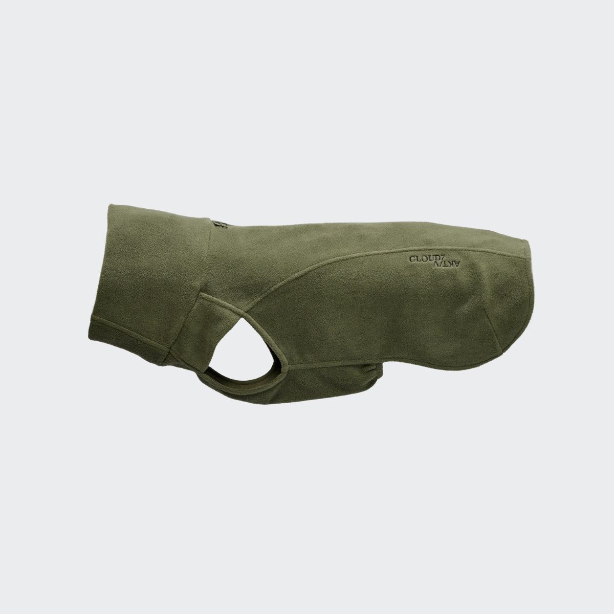 Cloud7 Body Warmer Dackel AKTIV Khaki 6 Oliv Khaki Fleecepullover für Hunde | für kleine Hunde | für große Hunde | für Dackel | für Bulldoggen | ohne