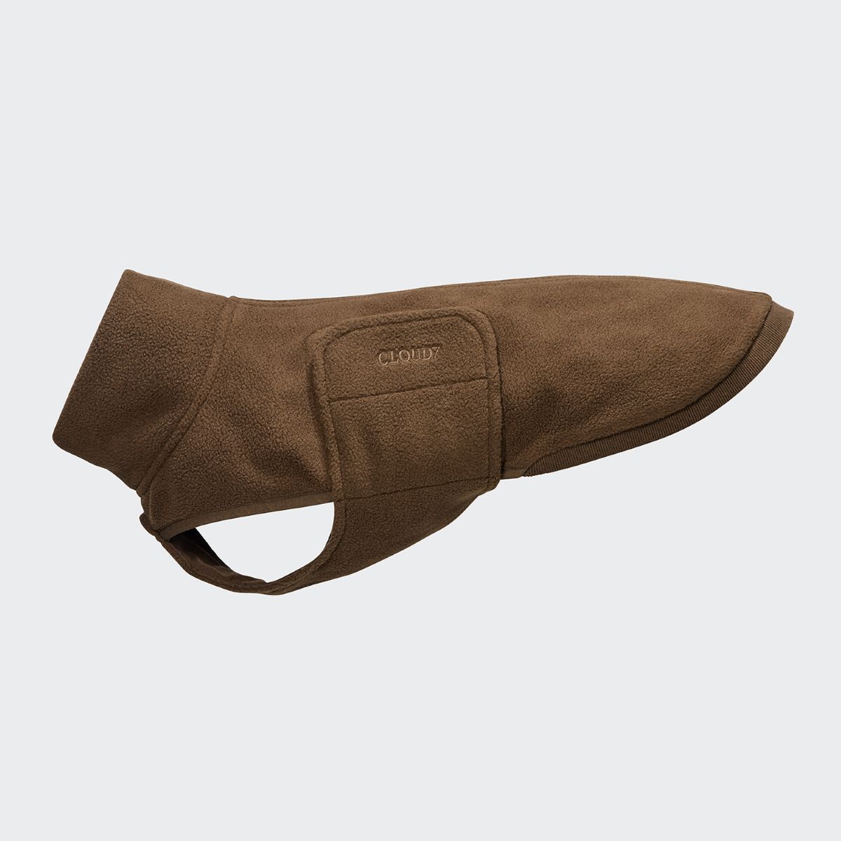 Cloud7 Hundepullover Dackel Derby 2.0 Soft Fleece Coffee 3 Braun Fleecepullover für Hunde | für kleine Hunde | für große Hunde | für Dackel | für Bull