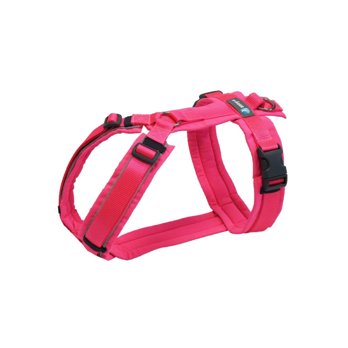 Annyx Brustgeschirr PROTECT in leuchtpink XXS XXS Neonpink für Welpen | für alle Hunde | verstellbar | gepolstert | ergonomisch | rückenschonend | opt